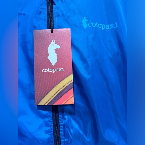 Cotopaxi Women’s Large Teca Calido Hooded Insulated Jacket NWT Blue Orange - Picture 5 of 14